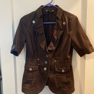 White House Black Market brown jacket